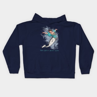 MerMay2021: Art Nouveau Narwhal Mermaid Kids Hoodie